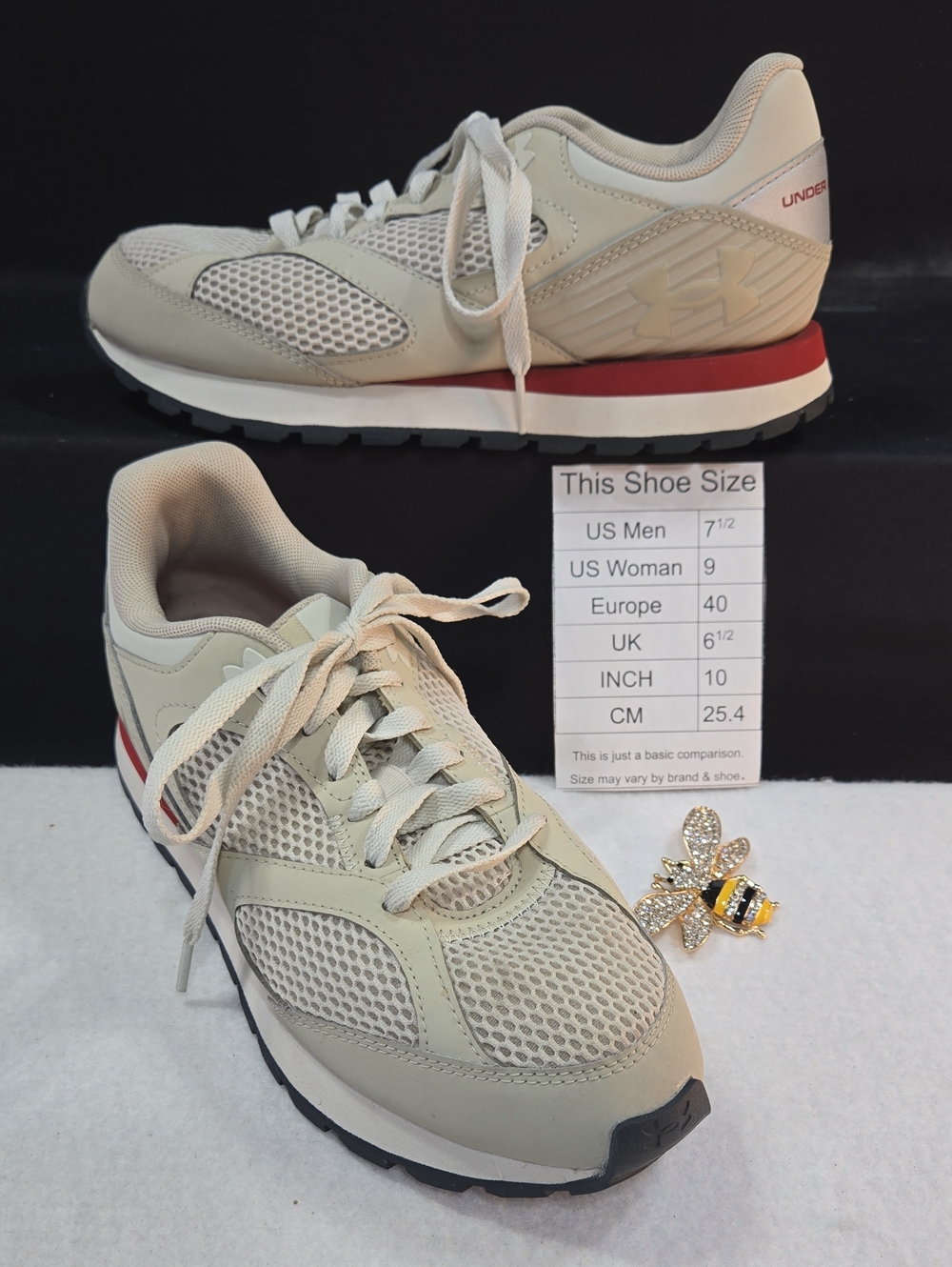 Under Armour  UA Jogger Women’s Timberwolf Taupe / Cinna Red Sneakers